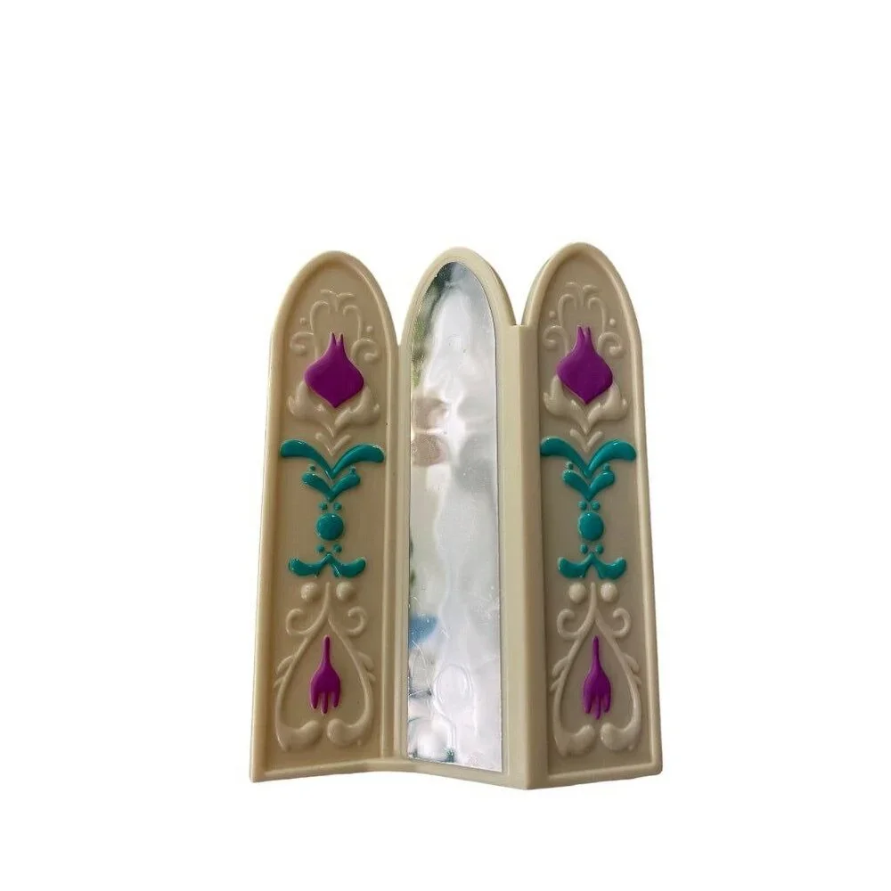 Disney Elsa Playset Frozen Wardobe Privacy Screen Mirror Plastic Room Divider 4